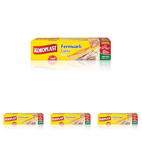 Saklama Torbası, Orta Boy Fermuarlı, 12'li Set, Kilitli Saklama Torbası 20x18 cm, Bpa İçermez, Fermuarlı Saklama Poşeti, Kilitli Seyahat Maktaj Çantası, Kalemlik Eşya Düzenleyicisi Organizer