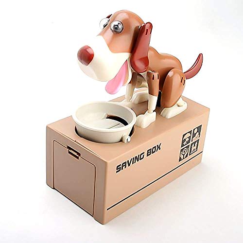 Sunnysam 1Pcs Robotic Dog Hucha Moneda Comer Mascar Juguete Caja de Ahorro...
