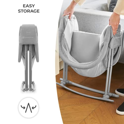 image for kk Kinderkraft Kinderkraft LOVI Travel Bassinet for Baby, Portable Fol