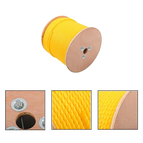 Cuerda Trenzada de Polipropileno, Línea de Utilidad 1/4 pulgada por 600 pies, Resistencia 8500 LBS miniatura 4