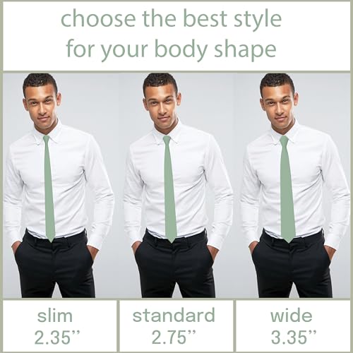 Image of Men's Gabardine Matt Neckties Solid Color for Tuxedo Classic Design, by Bow Tie Hosue