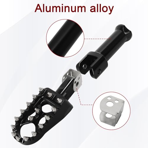 Image of Left and Right Passenger footpeg supports for Harley Softail Models 18-26 | for Deluxe Fat Boy Heritage Sport Glide Softail Slim Street Bob Breakout Low Rider models