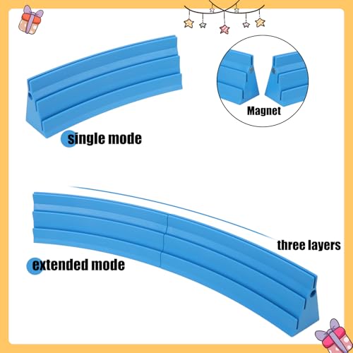 GHERPTE Expandable and upgradable Three-Layer Plastic Card Holder,Set of 8,Used for Card Game Card Holder Tray for Arthritis Patients -Playing Card Rack for Kids Adults Seniors