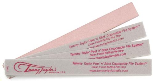 Tammy Taylor Peel ââ‚¬â„¢Nââ‚¬â„¢ Stick Clean Finish Buffing File | Washable Buffer Made From Cloth Material, Not Paper | Leaves Nails Perfectly Smooth (25pcs)