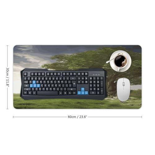 Alfombrilla para mouse grande cuadrada con base de goma miniatura 2
