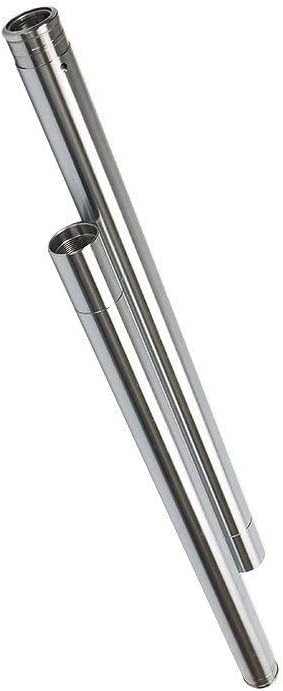 Front Fork Tubes Inner Pipes 1 Pair For Honda NSR250R MC16 39x558mm Fork Pipes Suspension Silver