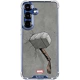 Skinit Clear Phone Case Compatible with Galaxy S25 - Officially Licensed Marvel Thor Thors Hammer Mjolnir Design