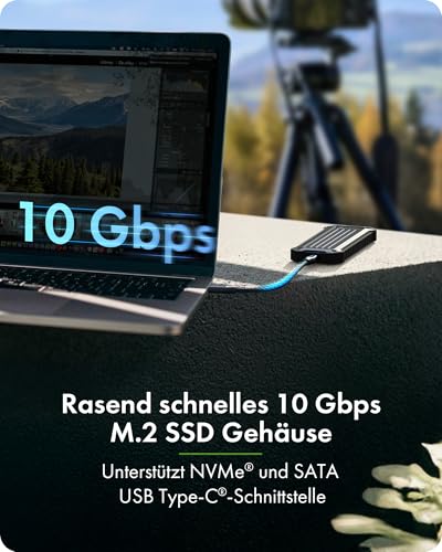 ICY Box Caja Externa M.2 NVMe/SATA SSD USB 3.2 Gen 2 miniatura 4