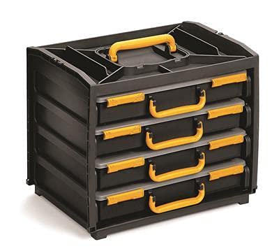Raaco Assortimento box Pratico box con 4 scomparti