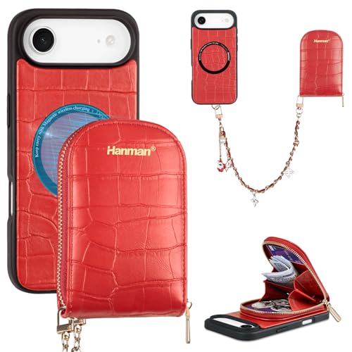 Étui magnétique iPhone 17 Air avec blocage RFID anti-piratage