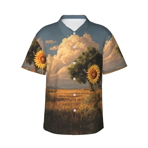 Chemise hawaïenne tournesol homme pour look festif