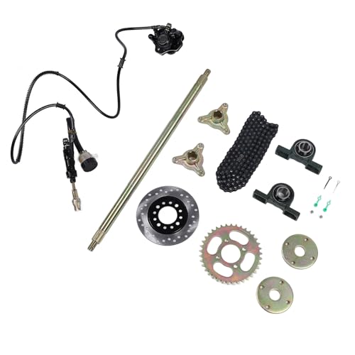 Kit d'essieu arrière pour go kart en métal pour restaurer un quad ou fabriquer un trike