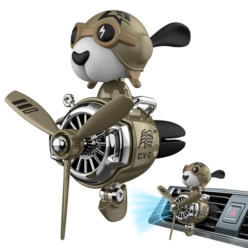 Ambientador De Coche ABS – Difusor De Animales De Dibujos Animados Con Clip De Ventilación Giratorio, De Hélice Giratoria, Aromaterapia Automotriz | El Juguete Perfumado Giratorio Del ABS Para E