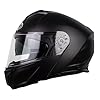 One by Camamoto | Casco Scooter e Moto Urban, Nero Opaco, Doppia Visiera, Interno Sfoderabile, Omologato ECE R22-06, Taglia XXL (61 cm)