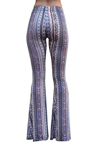 Daisy Del Sol High Waist Comfy Stretch Boho 70s Bell Bottom Fit to Flare Lounge Yoga Pants3