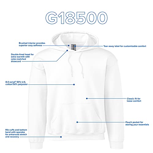 Image of Gildan Men Hooded Sweatshirt