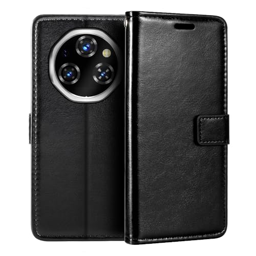 Shantime ���U�[�P�[�X Oukitel WP55 Pro 5G �Ƃ̌݊������� �r�W�l�X�f�U�C�� �}�O�l�b�g�蒠�^ 3�J�[�h���[ �ʐ^���� �B�����z�t��(�u���b�N)