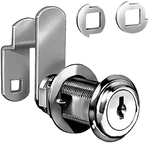 Disc Tumbler Cam Lock, Nickel, Key C413A