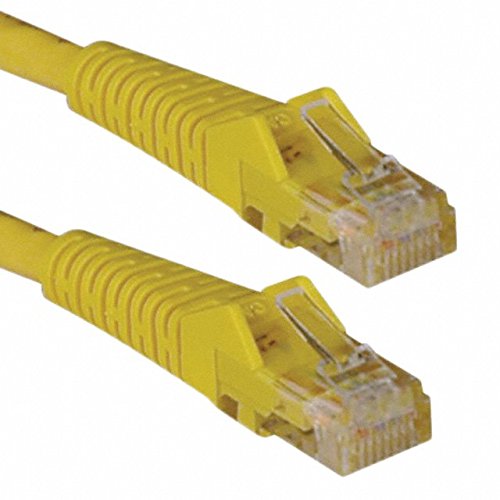 50ft Cat5e Molded Patch Cable M/M Yellow