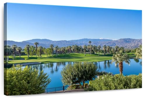 ElephantStock Palm Desert Golf Course Wall Art 48"x32