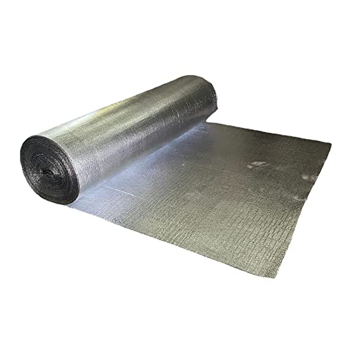 Rollo de lámina aislante reflectante autoadhesiva de 1x15m con núcleo de espuma térmica