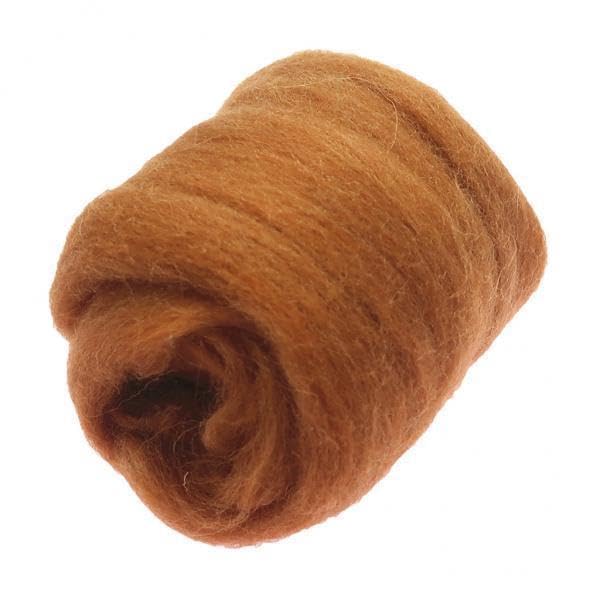 LOOM TREE® 6x10g Soft Wool Roving Felting Wool for DIY Needle Felting Craft Brown | Needlecrafts & Yarn | Spinning & Felting | Roving Wool & Fibers-image-24