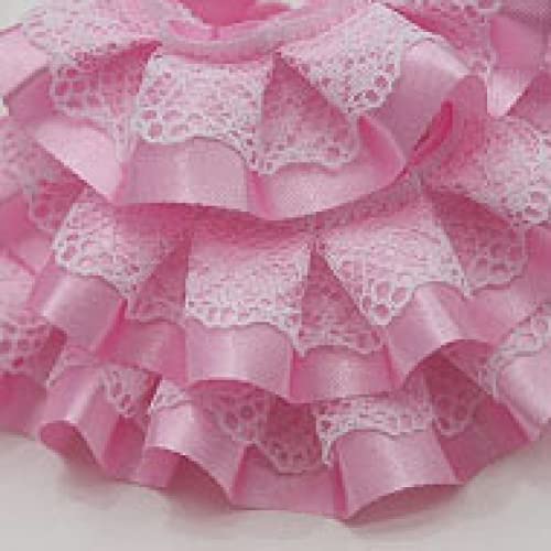 41 Yards Decorative Lace Ribbon For Diy Crafts Wide Pleated Gathered Mesh Ruffle Trim Sewing Curtain Tablecloth Skirt #TOP2