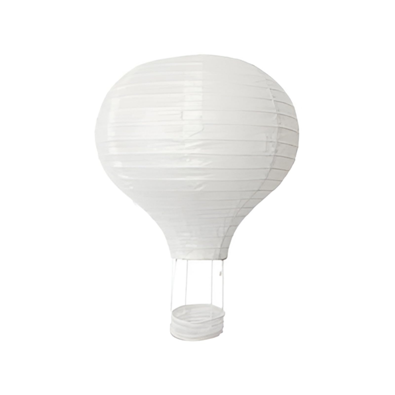 Tsnamay 8Pcs White Hanging Hot Air Balloon Paper Lanterns Set 17.72
