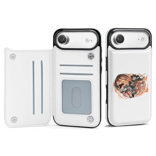 iPhone17 Air用ケース 手帳型 進撃の巨人 エレン・イェーガー アイフォン17 Air用ケース スマホケース 財布型 PUレザー おしゃれ 背面カード収納 スタンド機能 携帯カバー 耐衝撃 2025年新型