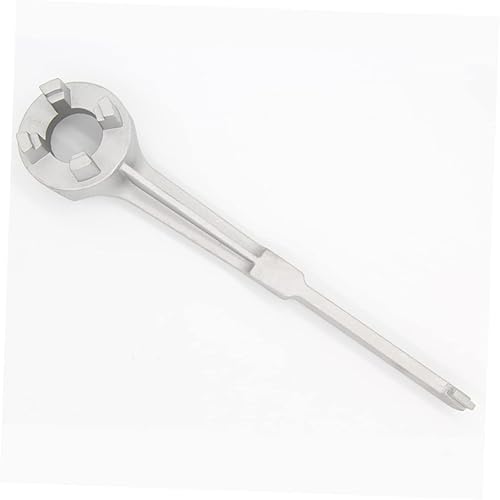 Miniatura 4 de Herramienta de llave de tambor de aceite, llave de tambor de aluminio, tuerca para metal de 10 a 55 galones, abridor fácil