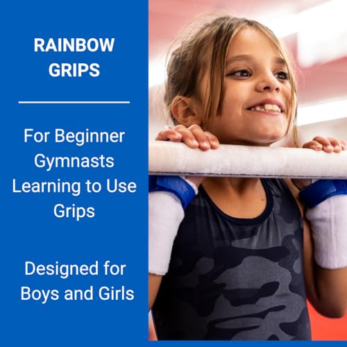 Image of Gibson Rainbow Gymnastics Palm Grips