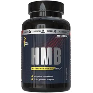 Mr Run’s HMB – Muscle Strength & Fitness, 1000mg per Serving – Protect from Muscle Loss During Calorie Cutting, Ageing or Inactivity – 120 Capsules, 60 Servings