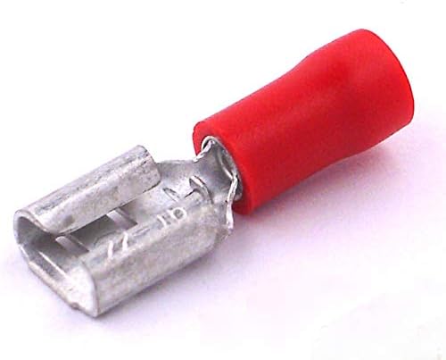 Female Electrical Spade Connector Terminals 20x Red - FREE FIRST CLASS UK POSTAGE!