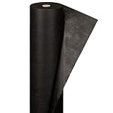 GardenMate – włóknina ogrodowa w rolce 1 m x 75 m, 50g/m² – odporna na rozrywanie agrowłóknina ściółkująca – wysoka stabilizacja UV – przepuszczająca wodę – 1 m x 75 m = 75 m²