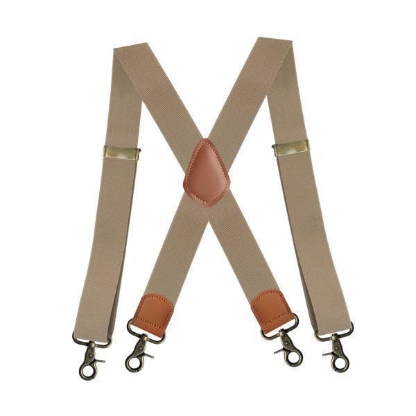 The Style Sutra 2xSuspenders for Men Heavy Duty Suspenders Adjustable Casual 3.5cm Wide Braces Beige|Clothing Shoes & Accessories | Mens Accessories | Suspenders Braces-image-25