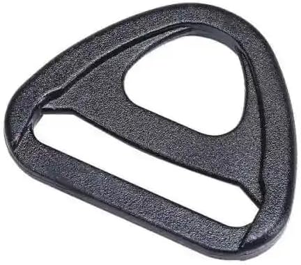 25mm D-Ring Slide Hook Heavy Duty Black Plastic Parts for Backpacks, Bags, Tents, Luggage, Bag Accessory
