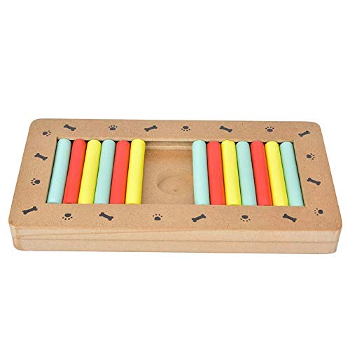 Brinquedo lento para animais de estimação, Brinquedo de madeira para animais de estimação, Proteção