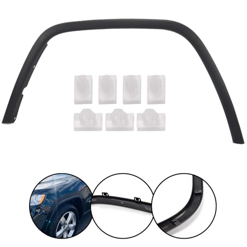 G-PLUS Front Left Driver Side Fender Trim, Compatible with Jeep Grand Cherokee 2011-2016, Black Plastic Wheel Opening Molding Trim 1pc Fender Flare ‎1MP39RXFAE, CH1290106 by G-PLUS - Image 7