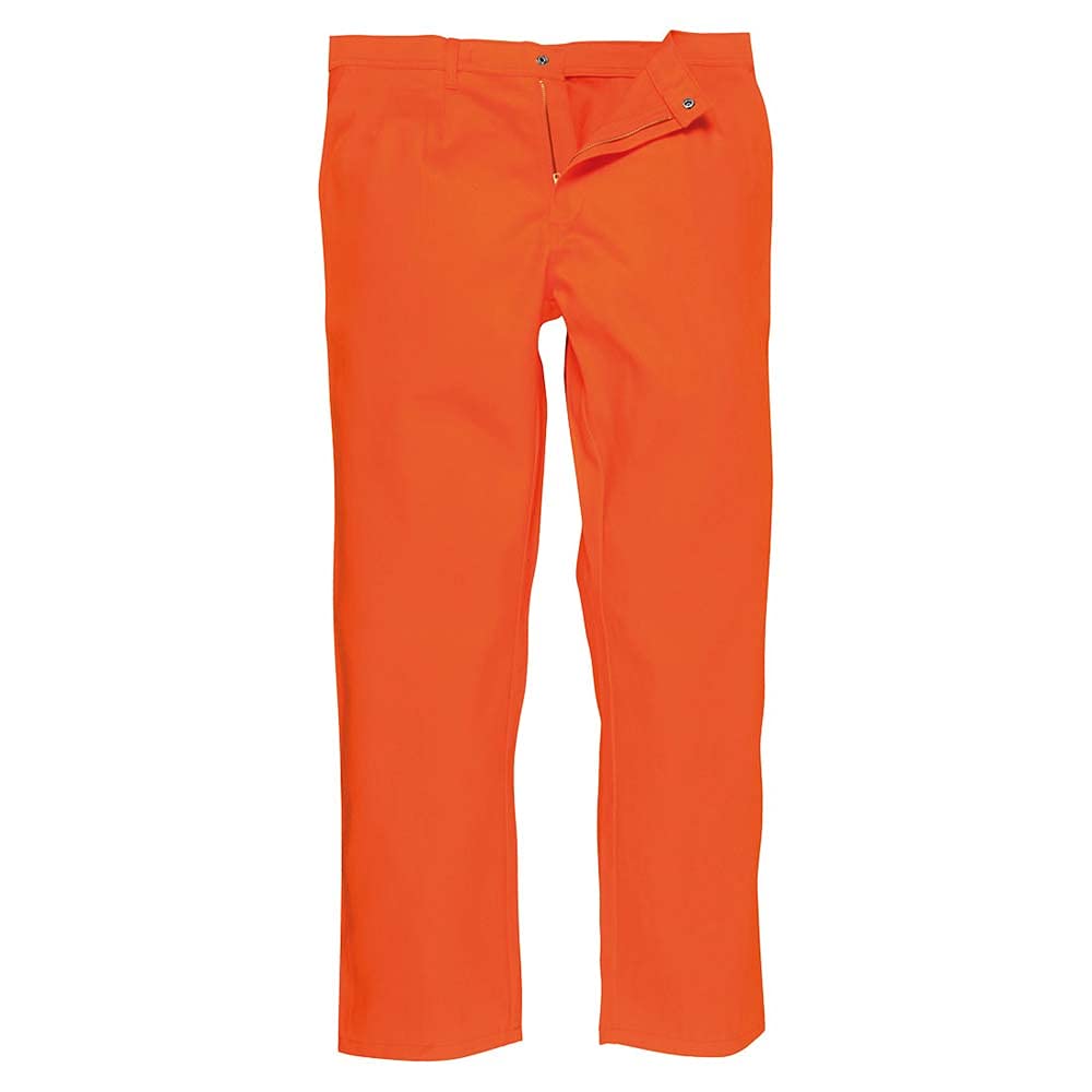 Portwest BZ30 Maximum Protection Bizweld Trousers Orange, Medium