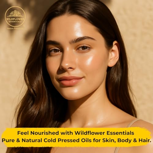 Image of Pure Safflower Oil (Carthamus tinctorius) | Cold Pressed | Natural | Undiluted | For Hair, Skin, Body & Massage | Men & Women | 1000ml