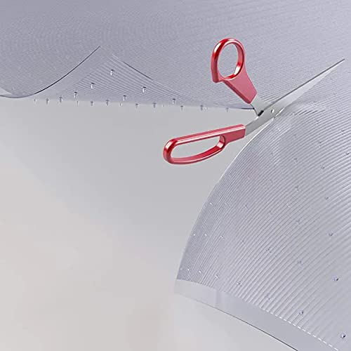 Home Must Haves Clear Vinyl Plastic Premium Deluxe Pvc Ribbed Pattern Floor Runner Protector For Carpet (27" Wide) #TOP5