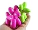 Set of All 4 Color Mini Balloon Dog Doh Filled Stress Ball - Cute Squishy Sensory Fidget Toy - Party Favors & Prizes (Set of All 4 Colors)