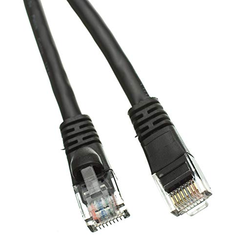 Cable Ethernet Cat6 con conector RJ45, 6 pulgadas, negro miniatura 1