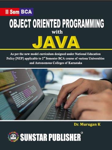 Object Oriented Programming with JAVA