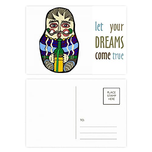 Cartes postales russes lot de 20 Dream Come True papeterie de collection et correspondance