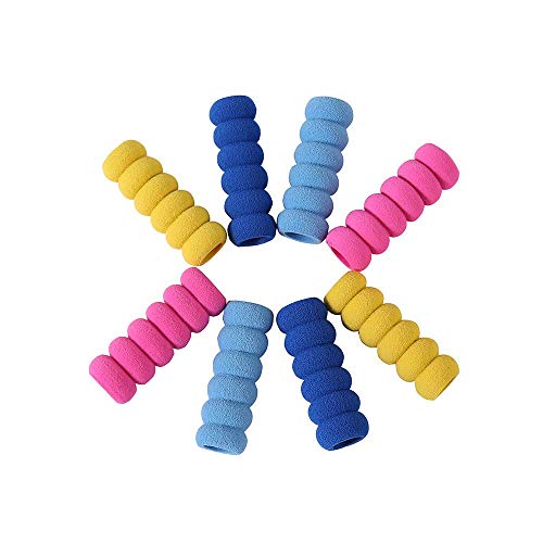 BeeSpring 8 Pcs Diamond Painting Tools Drill Pen Grip Anti-Slip Pen Sleeve Accessory