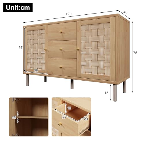 Cómoda aparador de roble para transformar tu comedor y cocina 3