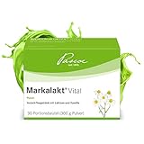 Pascoe Markalakt Vital Pulver: Instant-Teegetränk mit Laktose und Kamille - Kamille unterstützt das Wohlbefinden im Magen-Darm-Trakt - ohne Zusatzstoffe - 30 praktische Portionsbeutel a 10 g (300 g)