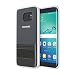 Produktbild Incipio [Design Series] Wesley Stripes Case für Samsung Galaxy S7 Edge in schwarz - von Samsung zertifizierte Schutzhülle [Auffällige Metallfolie | Robuste Hartschale | Transparent] - SA-737-BLK