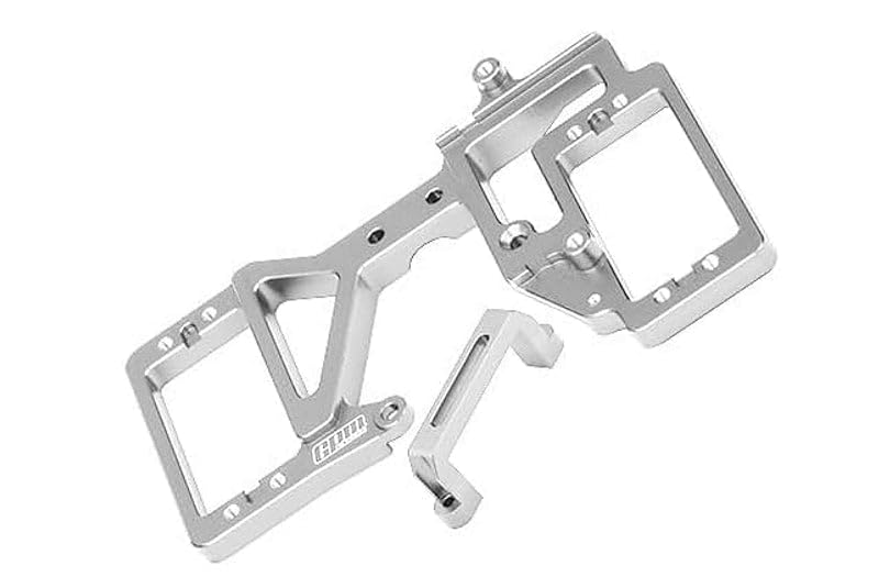 Aluminum 7075 Alloy Servo Mount Set for PROBOAT 1/6 24-inch Jetstream Jet Boat RTR Mojo-PRB08051 Upgrades - Silver